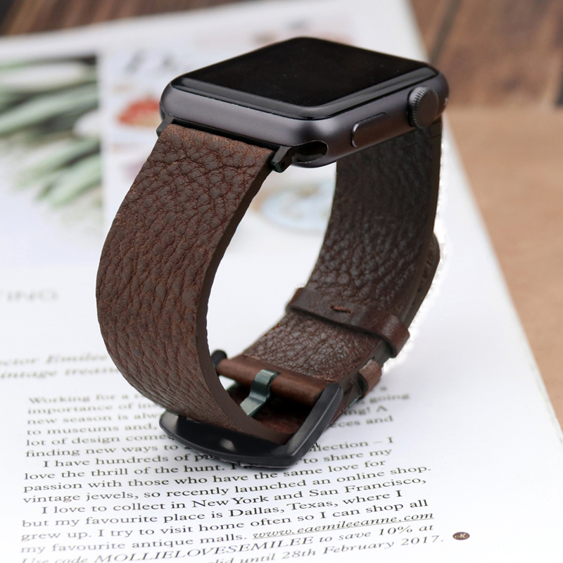 Smartwatch Accessories Shop - Bracelet en cuir de veau italien