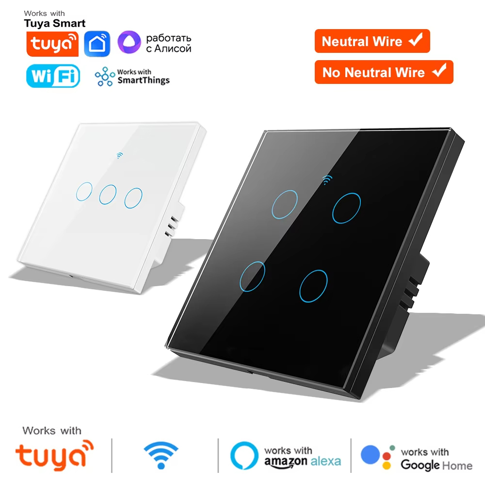 Smart Accessories - Interrupteur mural tactile intelligent WiFi RF