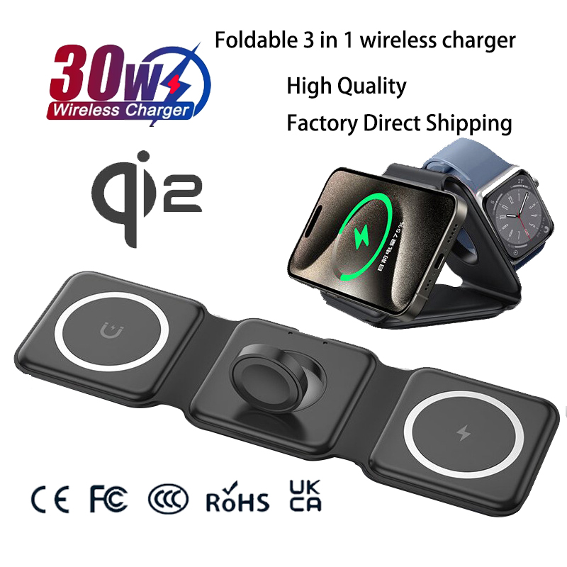 Watch Charger Cable - Station de charge magnétique pliable universelle
