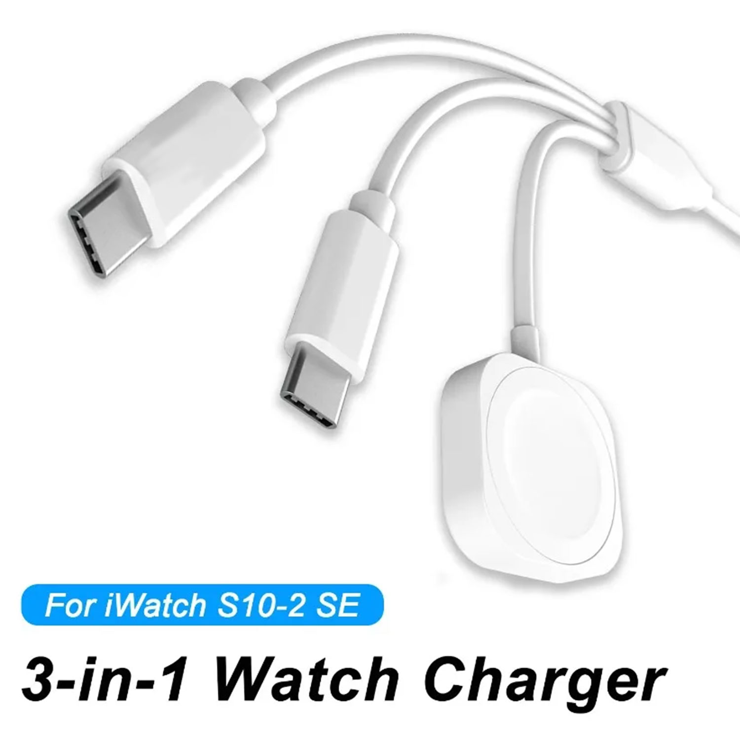 Watch Charger Cable - Chargeur magnétique 3 en 1 pour