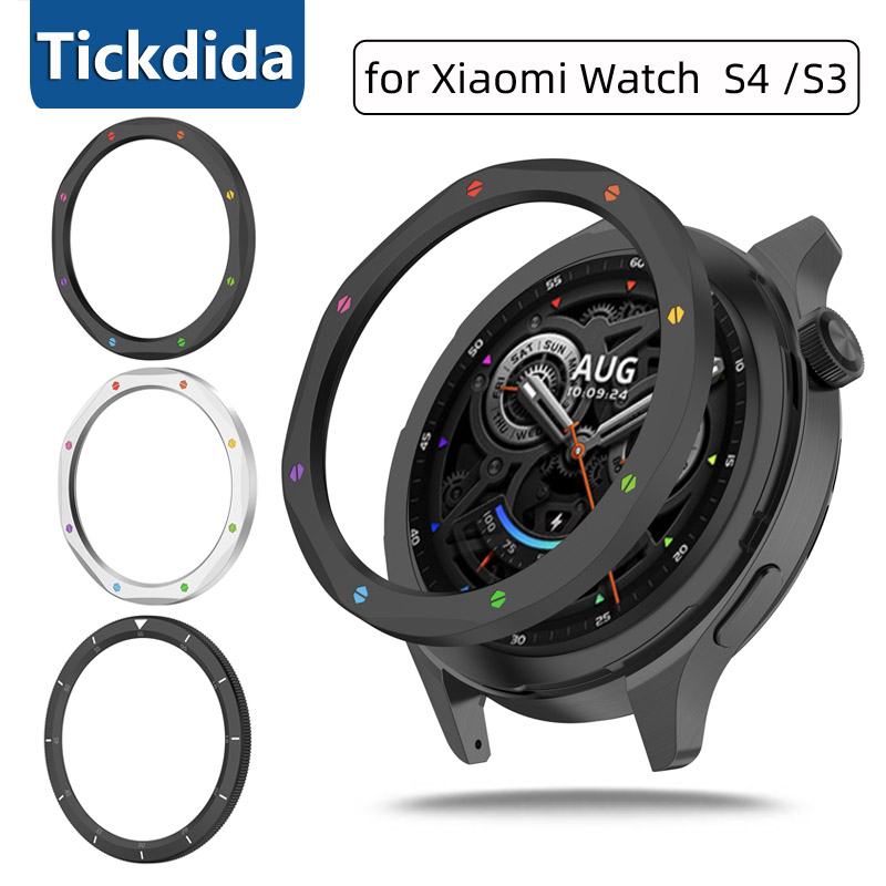 Xiaomi Smartwatch S4 Accessories - Boîtier d'anneau de lunette en métal