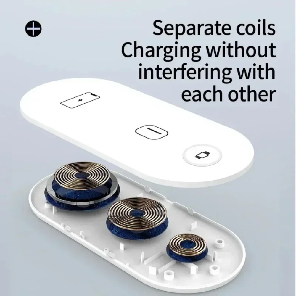 Watch Charger Cable - Station de charge sans fil 3-en-1,
