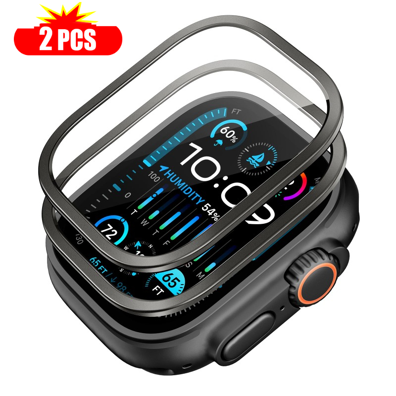 Smart Watch Accessories - 2 pièces verre trempé pour Apple