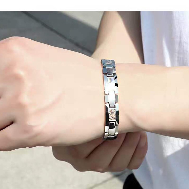 10mm Havey Punk noir Bracelet  - Ceramic Link Bracelet avis et prix
