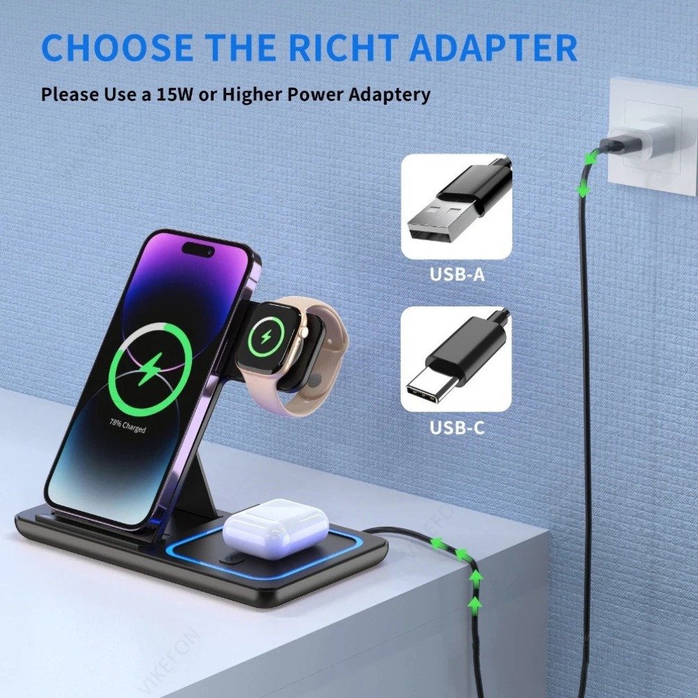 Station de charge sans fil pli - Watch Charger Cable avis et prix
