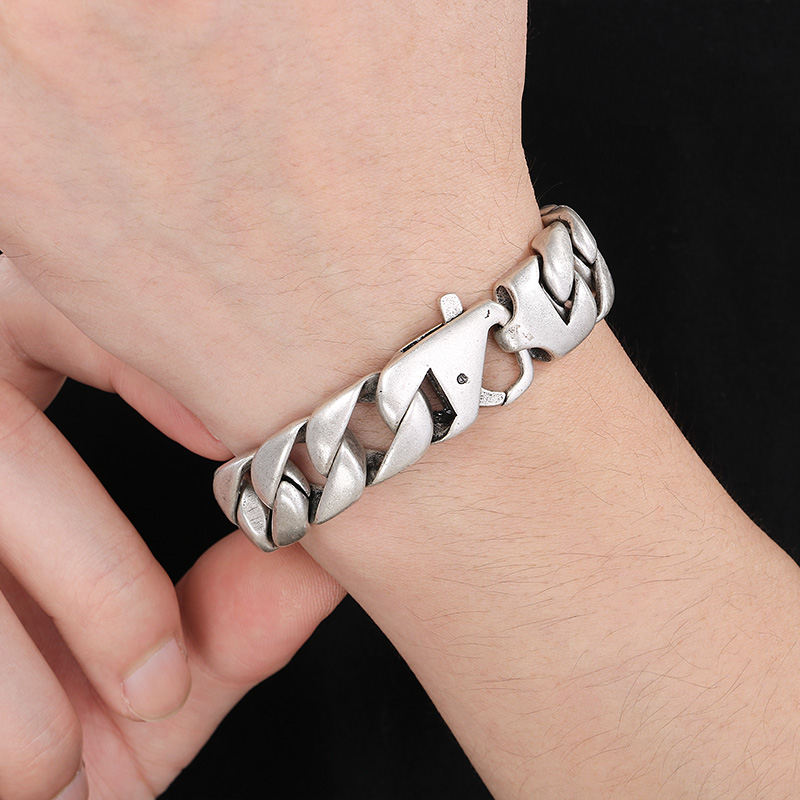 KALEN – Bracelet chaîne cubain - Ceramic Link Bracelet avis et prix