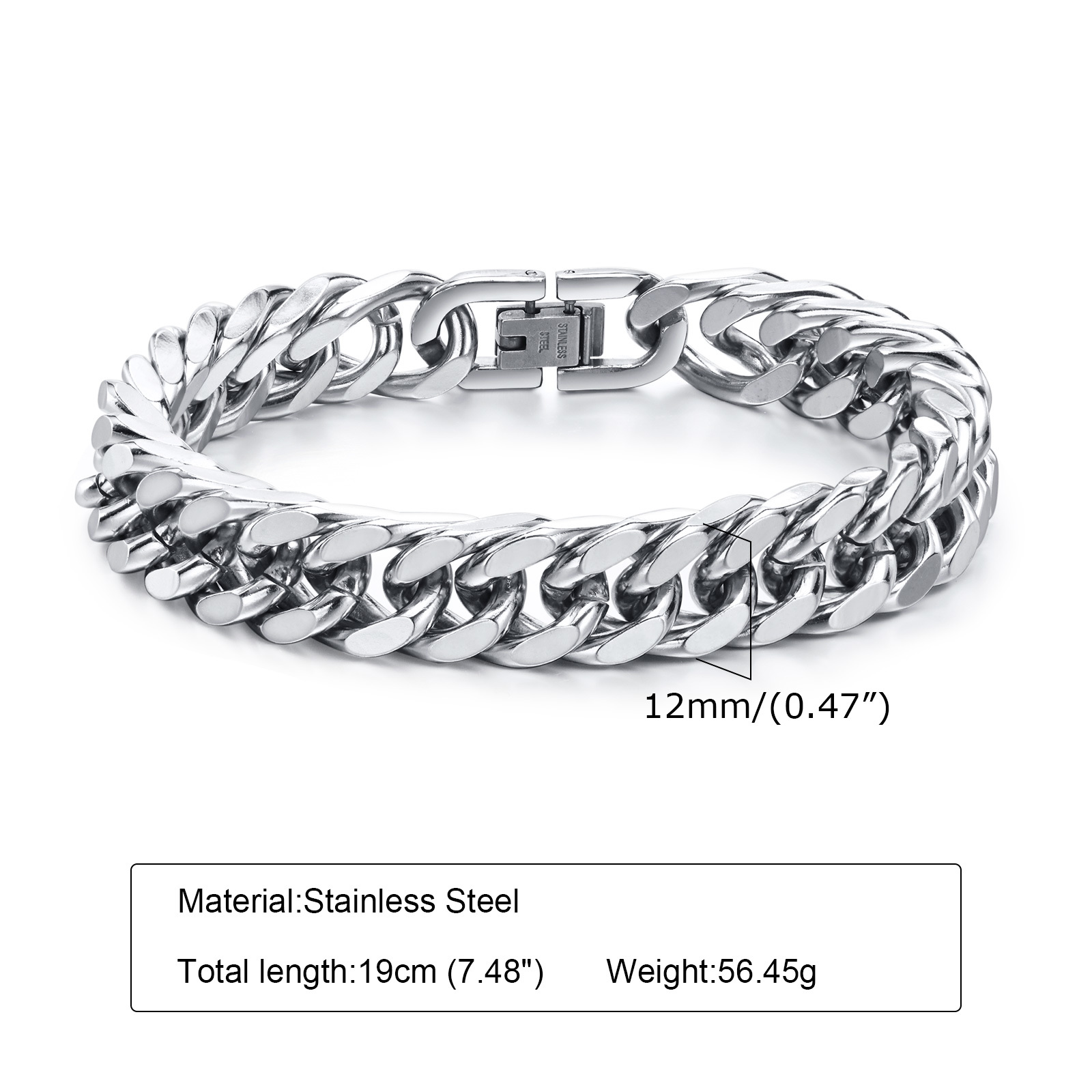 Bracelets chaîne cubaine en ac - Ceramic Link Bracelet avis et prix